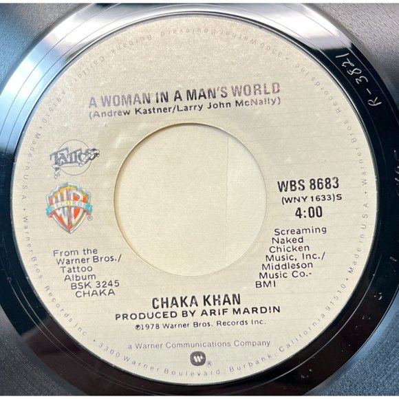 Chaka Khan I'm Every Woman / A Woman in a Mans World Funk Soul 1978 WB 8683 - Picture 2 of 6